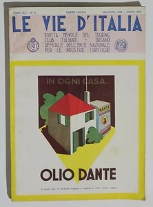 16474 Le vie d'Italia 5/1934 - Olio Dante - Mole Adriana a Roma - Caffè celebri - Picture 1 of 5