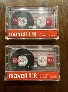 Maxell UR-90 Blank Audio Cassette Tapes New - Picture 1 of 2