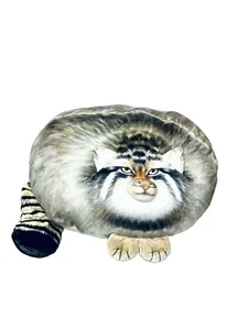 Cat Plush Body Pillow Soft, Cute Stuffed Animal 19-Inch Throw Pillow - NEW - Picture 1 of 9