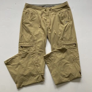 Mountain Hardwear Pants Womens 8 Tan Beige Convertible Hiking Climbing Outdoors - Picture 1 of 9