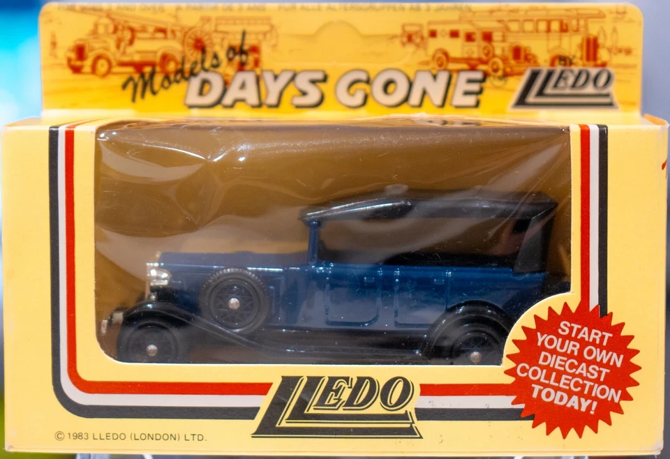 LLEDO DAYS GONE MADE IN ENGLAND DARK BLUE WITH BLACK ROOF ROLLS ROYCE - Image 1 of 1
