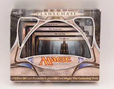 MAGIC THE GATHERING | PLANECHASE | METALLIC DREAMS | PLANAR DECK | NEW - SEALED! - Image 1 of 4