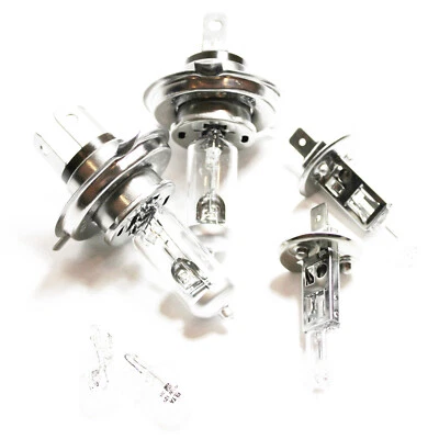 Peugeot Partner Tepee 55w Clear Xenon HID High/Low/Fog/Side Headlight Bulbs Set - Image 1 of 4