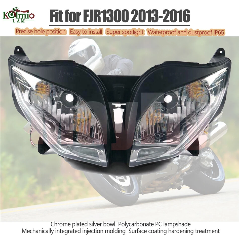 Conjunto de lámpara de faro delantero para motocicleta apto para FJR1300 13-16 Foto 1 de 1