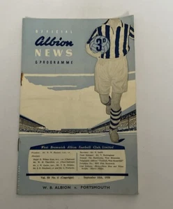 WEST BROMWICH ALBION V PORTSMOUTH 1958 - Picture 1 of 3