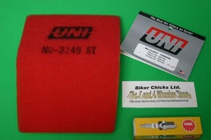 Filtro de aire y bujía Yamaha 03-08 yfm 80 Raptor para caja de aire de stock - Imagen 1 de 1