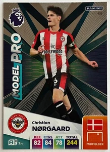 Panini Adrenalyn XL EPL 2025 - CHRISTIAN NORGAARD (BRENTFORD) Model Pro #406 - Picture 1 of 1