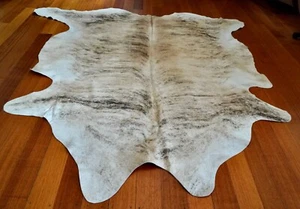 A Beautiful Wave Washes over this smooth pale Base - a Stunning Premium Cowhide - Picture 1 of 10