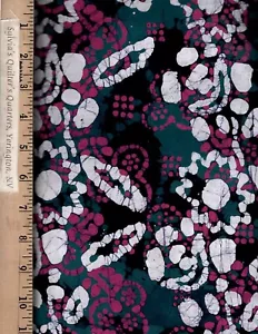 Tie Dye Flowers 220B-2430 100% Cotton FABRIC priced by the Yard - Picture 1 of 1