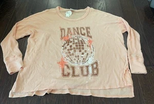 Offline by Aerie Waffle knit Shirt Dance Club Women Size X-Large NEW - Picture 1 of 7