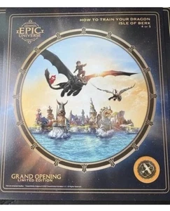 Epic Universe Universal Orlando Celestial Park Grand Opening litografia set di 4 - Foto 1 di 4