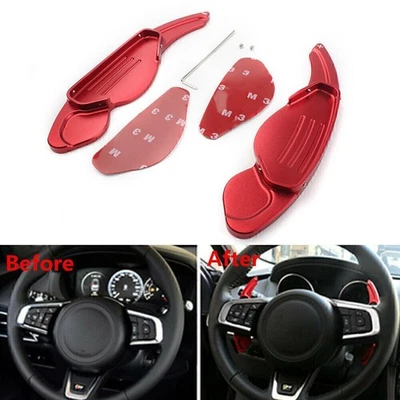 Red Steering Wheel Shifter Paddle Fit Land Rover Discovery Sport L550 2015-17 16 - Image 1 of 4