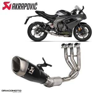 Scarico completo TRIUMPH DAYTONA 660 ABS 2024-2025 AKRAPOVIC RC S-T6R2-CQTBL - Picture 1 of 7