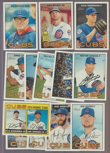 2016 Chicago Cubs 40 Karten Lot mit Topps Heritage Team Set 25 World Series Champions - Bild 1 von 1