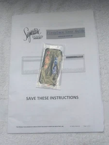 New Remote Control & User Guide For Signature by Ashley Fireplace EF16-60 - Picture 1 of 4