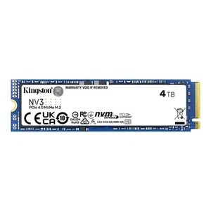 Kingston NV3 NVMe PCIe 4.0 Internal SSD 4TB M.2 2280-SNV3S/4000G - Photo 1/6