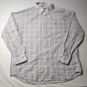 Vineyard Vines XL Classic Fit Whale Shirt 100% Cotton White Check - Picture 1 of 9