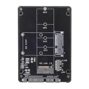 xiwai Combo M.2 NGFF B-Key & mSATA SSD to SATA 3.0 Adapter Converter Case Enc... - Picture 1 of 9