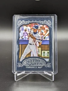 2012 Topps Gypsy Queen Blue Border #245 Darryl Strawberry #/599 Mets - Picture 1 of 2