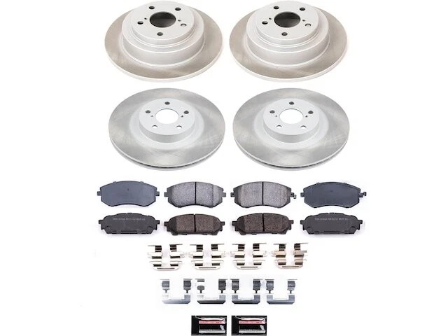 Front and Rear Brake Pad and Rotor Kit For 2004-2008 Subaru Forester NF334KD Foto 1 de 1