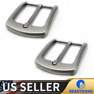 40 mm Zinklegierung Metall Pin Einzelne Gürtelschnalle für Männer Leder Gürtel Hüftgurt USA - Bild 1 von 8
