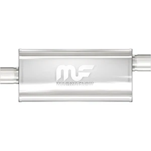 MAGNAFLOW Stainless Muffler 2.5in Offset In/Center Out 12256 - Picture 1 of 1