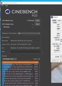 AMD EPYC 9B14 CPU 2.6 GHz 96 Cores For MZ73-LM0 H13SSL-N, OEM Of 9654, TDP 400W - Picture 1 of 4