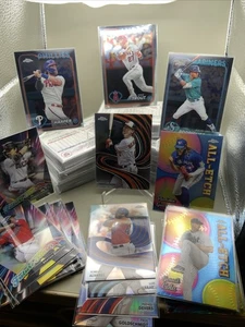 Lote de 225 tarjetas Topps Chrome MLB 2024 *Temporada pasada* - 196 bases / 29 insertos *Sin dupes - Imagen 1 de 1