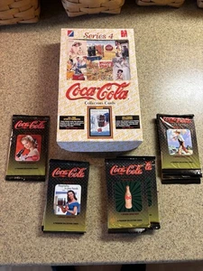 1995 COCA COLA SERIES 4, FACTORY SEALED WAX BOX - 36 PACKS, COLLECT-A-CARD  - Bild 1 von 3