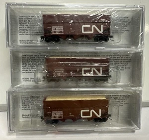 Bluford Shops N Scale Candian National 3-Bay Hopper Wood Chip Extensions 3-Pack - Picture 1 of 6