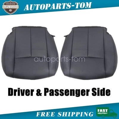 For 2017 to 2020 Nissan Rogue Front Bottom Replacement Leather Seat Cover Black — 第 1/4 张图片