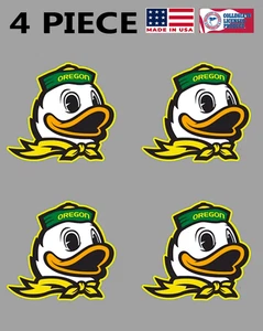 4 Stück Oregon Enten Wasserlos Peel & Stick Temporäre Tattoos Team Logo Kopf - Bild 1 von 2