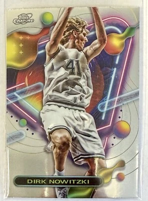 2023-24 Topps Cosmic Chrome Basketball #32 Dirk Nowitzki - Image 1 of 2