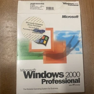 Microsoft Windows 2000 Professional Full Retail Complete - Picture 1 of 3