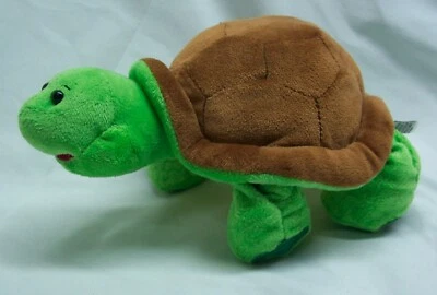 Ganz SOFT GREEN & BROWN TURTLE 9" Plush STUFFED ANIMAL Toy Webkinz - Image 1 of 3