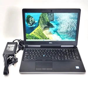 Dell Precision CAD Gaming Laptop 15.6" i7 32GB RAM 1TB SSD Quadro M1200 7520 - Picture 1 of 11