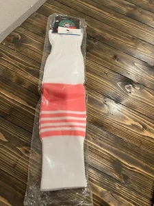 NEU Sport ausgezeichnete rosa weiße Fußballsocken alle Sportarten Teenager/Erwachsene - Bild 1 von 2
