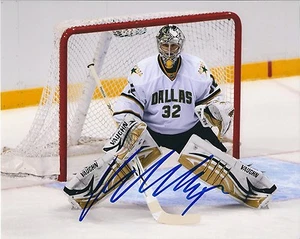 Signed  8x10 KARI LEHTONEN Dallas Stars Photo - COA - Picture 1 of 1