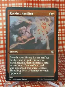 Reckless Handling NM/M* FOIL ETCHED March Of The Machines 0119 mtg - Picture 1 of 3