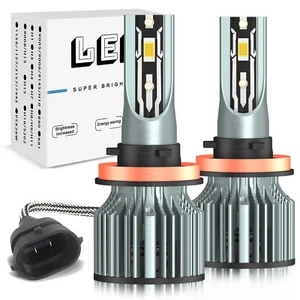 LED Headlight Bulbs Kit 6000K White 20000LM 9005 9006 9007 9008 H7 H4 H11 9012 - Picture 1 of 93
