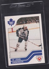 1983-84 VACHON CAKES JOHN ANDERSON #81 SET BREAK SEE SCAN SHORT PRINT