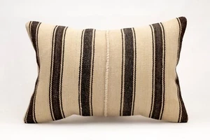 Kilim Pillow Cover, 16x24 inc, Vintage Sofa Pillow, Handmade Decorative Pillow - Picture 1 of 4
