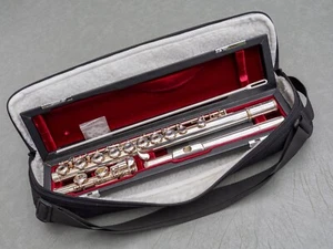 EMERSON EF108 FLAUTO FORO APERTO ARGENTO STERLING con CUSTODIA In ottime condizioni. - Foto 1 di 19