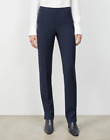 Lafayette 148 NY Finesse Crepe Side Zip Ankle Length Bleecker Pant 2 NWT $598