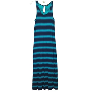 Lucky Brand Damen Maxikleid Größe S blau gestreift ärmellos Tank Stretch - Bild 1 von 12