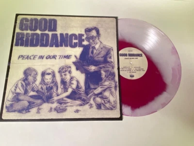 Good Riddance- Peace In Our Time Purple w/ White Color + 7" Vinyl Fat Wreck NOFX - Image 1 of 4