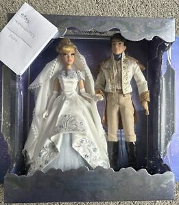 Disney Limited Doll Set Cinderella and Prince Charming Platinum Wedding Edition