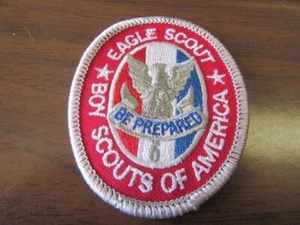 Eagle Scout Rank Patch, 2010 Back, Dark Gray Eagle & Scroll ctin - Picture 1 of 2