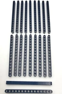Lego 20 neue dunkelblaue Technics Hebearme dick 1 x 15 Teile - Bild 1 von 1