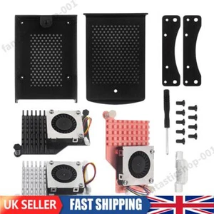 Aluminum Case with Cooling Fan Heatsinks Kit Protective Case for Raspberry Pi 5 - Afbeelding 1 van 18